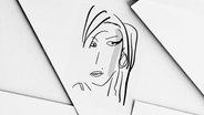 Zeichnung von Amy Winehouse © Ocke Bandixen Foto: Ocke Bandixen