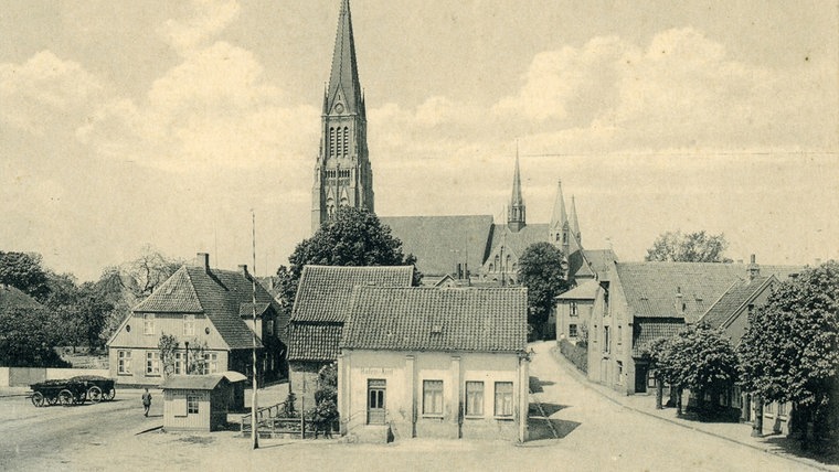 Die Domkirche in Schleswig damals © Stadtarchiv Schleswig